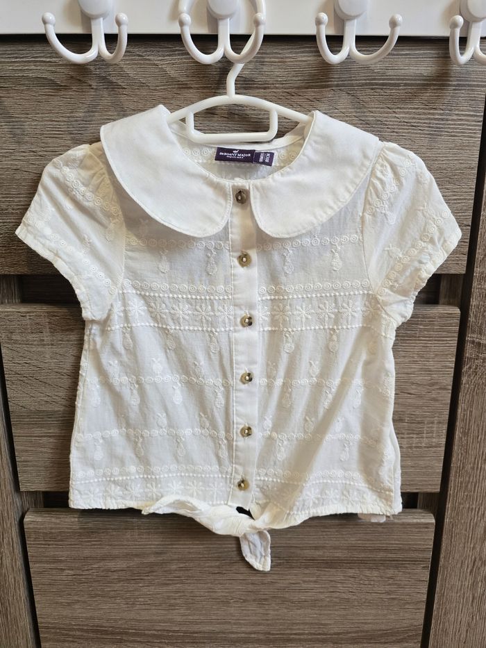 Vêtement Bébé Fille - Chemisier blanc - Sergent Major - 18 mois 80 cm - photo numéro 2