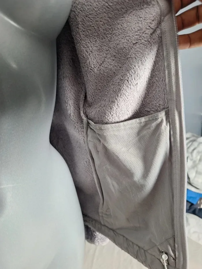 veste Polaire The North Face femme gris foncé – Taille S - brodé (617) - photo numéro 6