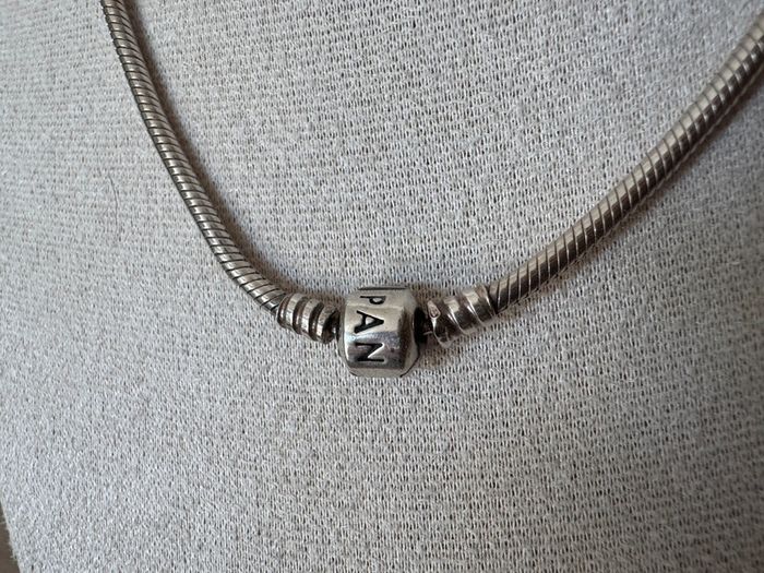 Collier Pandora Moments Authentique Maille Serprent en Argent 40 cm - photo numéro 3