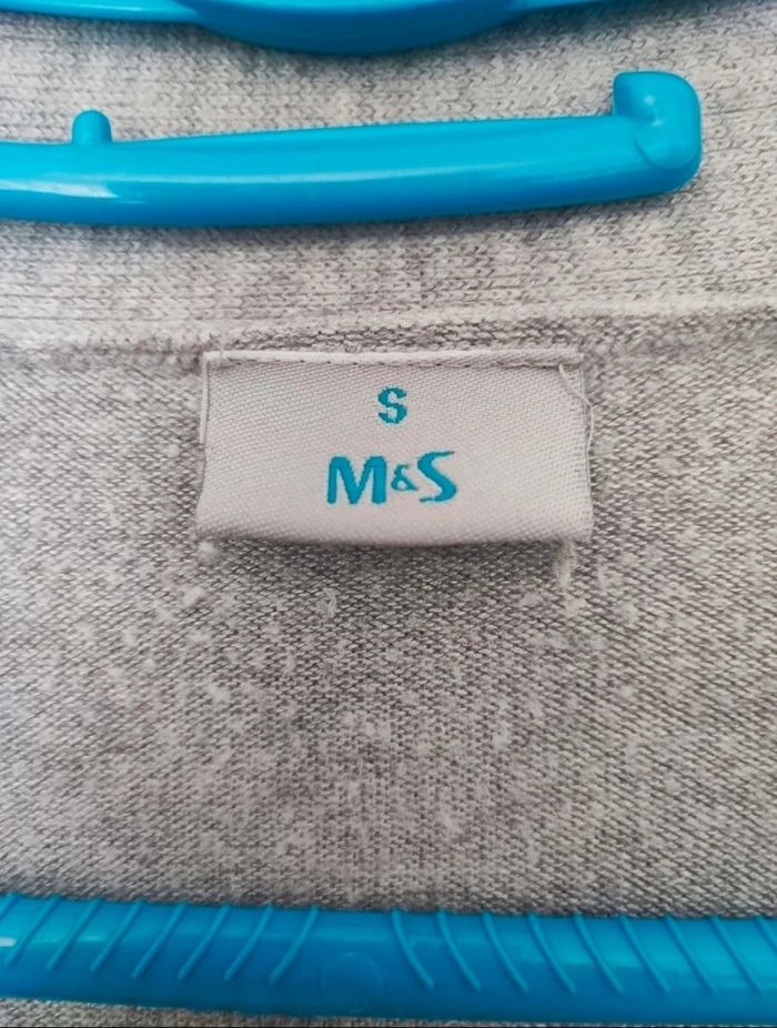 Gilet cardigan cache coeur à nouer M&S mode taille S - photo numéro 2