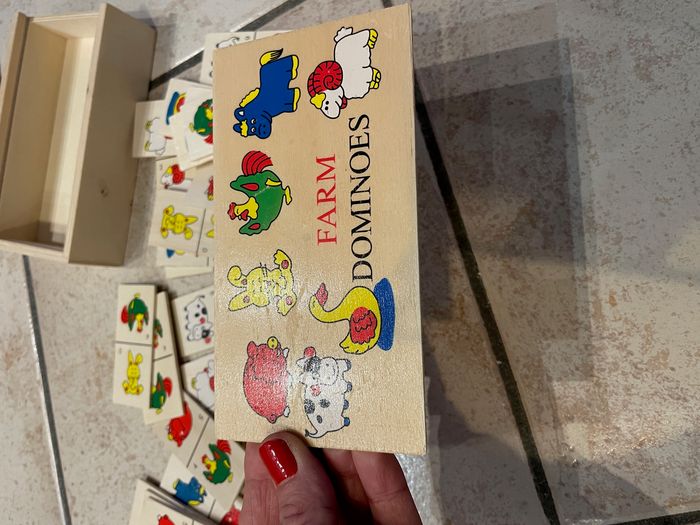 Dominos enfant animaux de la ferme - photo numéro 2