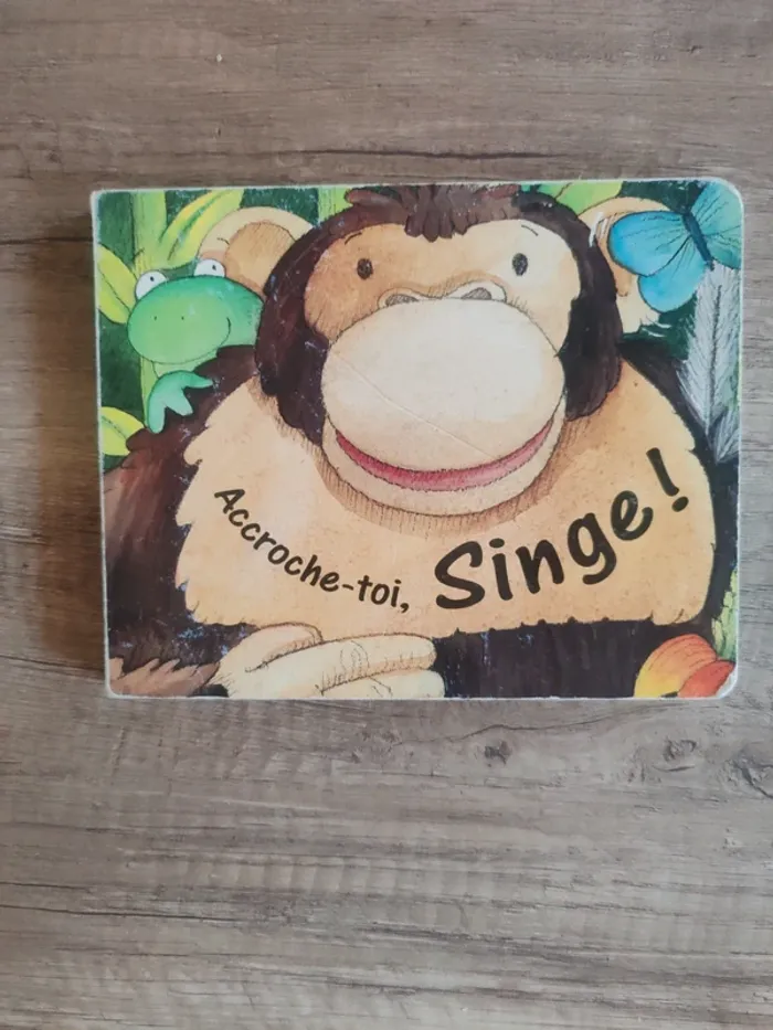 Livre pour enfants "accroche-toi, singe"