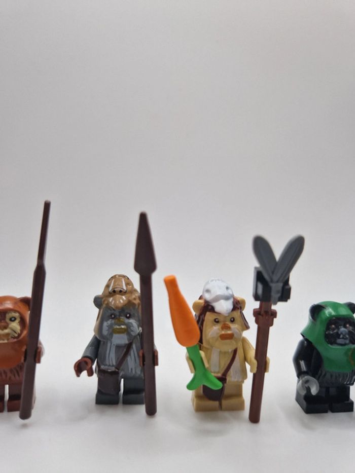 Figurines type lego 6 Ewoks star wars - photo numéro 2