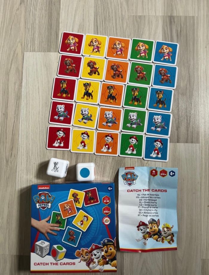 Jeu pat patrouille Catch the cards complet