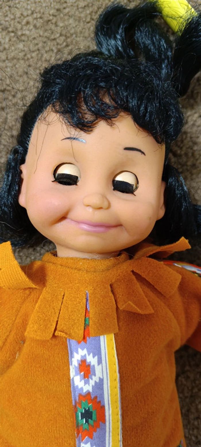 Lot 2 poupée amérindienne indienne - photo numéro 9