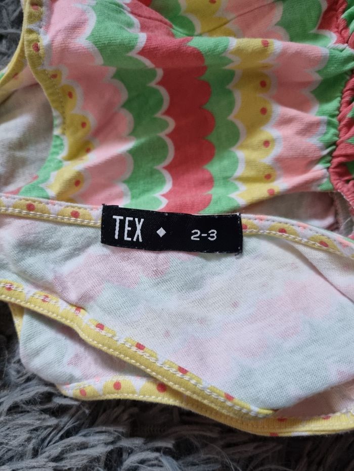 Combi-short à bretelles 2-3ans - photo numéro 3