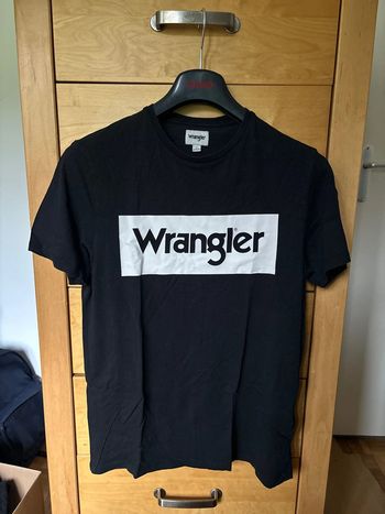 T-shirt noir wrangler