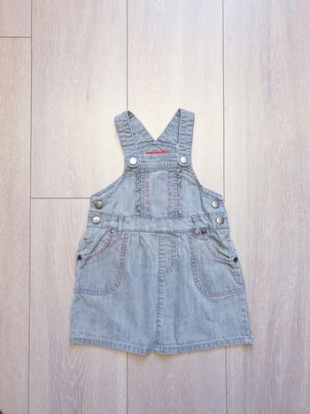 Robe en jeans souple grise. 18 mois fille. Marque Tissaia
