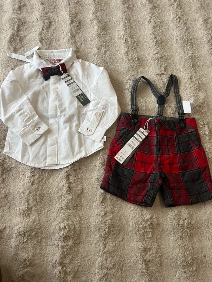 Magnifique ensemble bébé garçon 18 mois Boboli