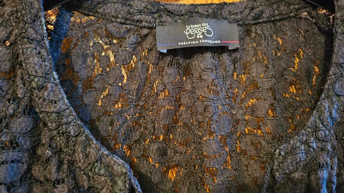 Blouse dentelle "le temps des cerises " - photo numéro 4