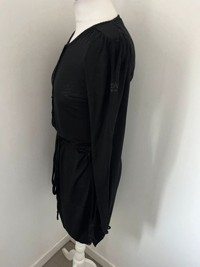 Robe noire boutonnée Zadig et Voltaire M - photo numéro 4