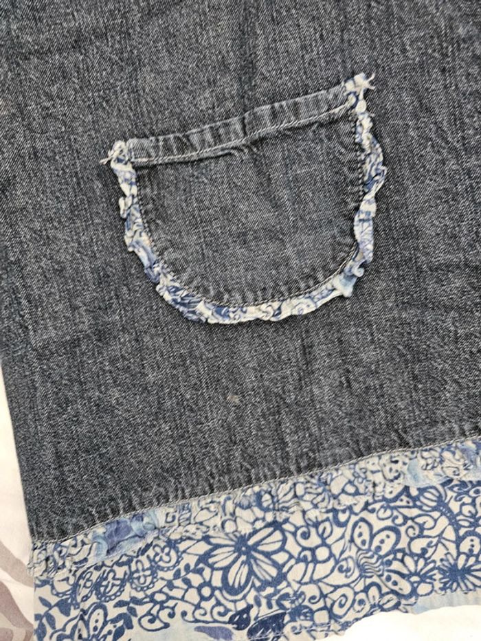 Robe tablier et son haut assortie Mlle Petit Boy taille 6 ans - photo numéro 4