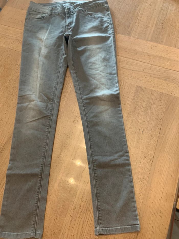 Jean gris mim taille 40 - photo numéro 3