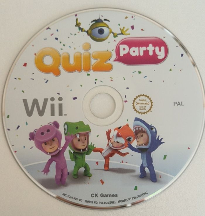 Jeux Wii quiz party