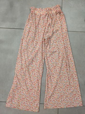 Pantalon fluide jambes larges 10 ans