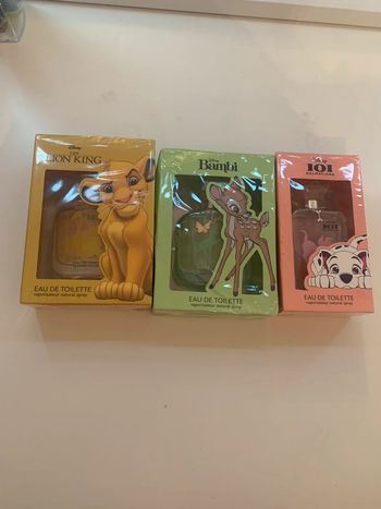 Lot de 3 parfums disney neuf