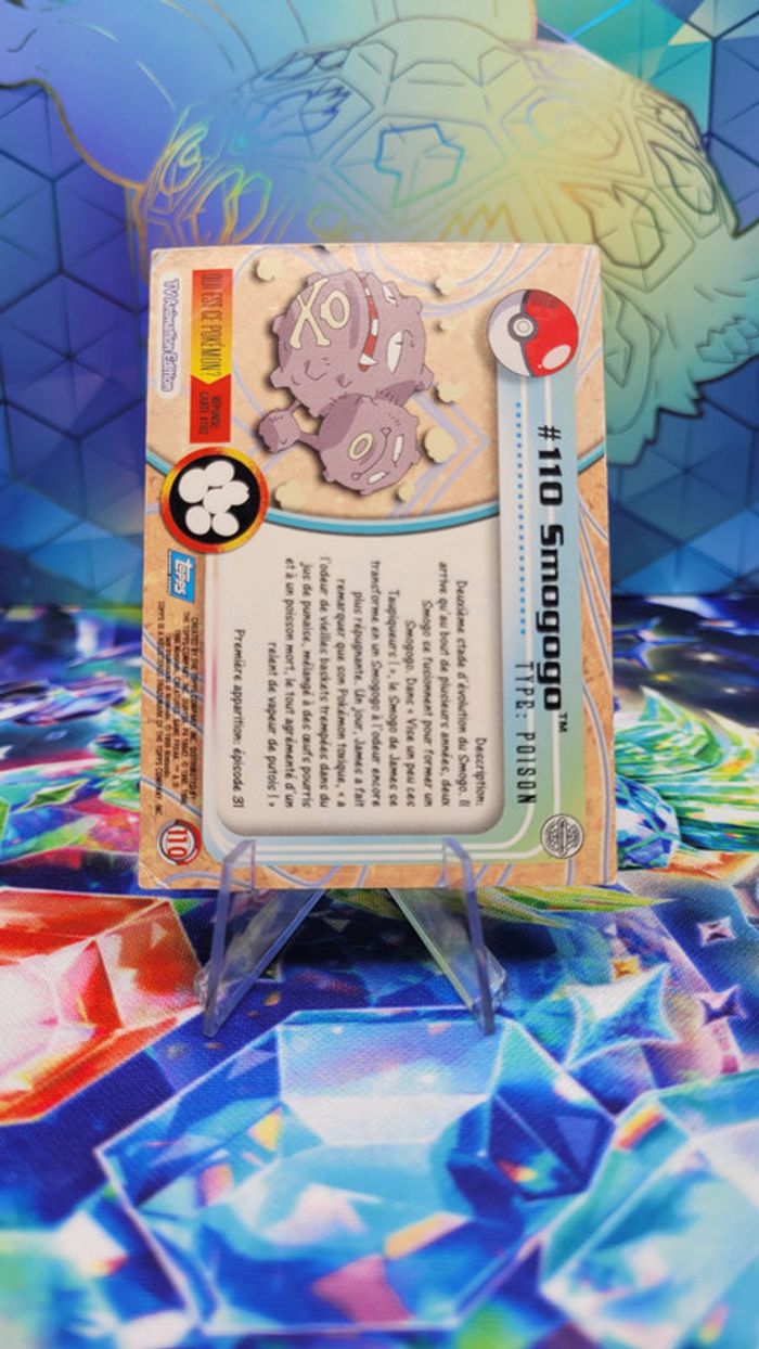 Carte Pokémon Topps n°110 Smogogo Series 1 FR - photo numéro 2