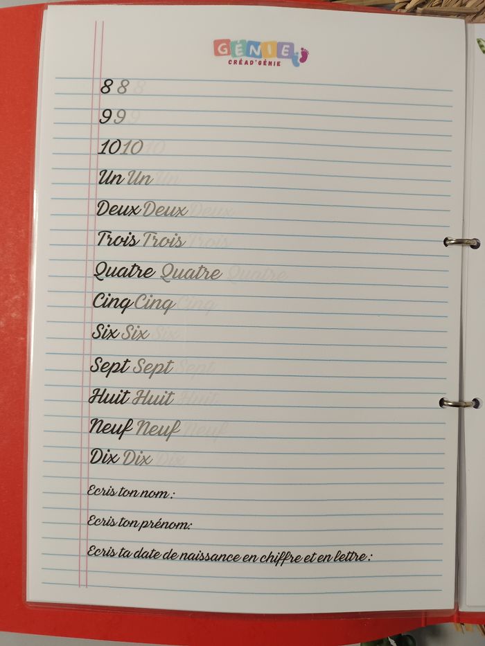 Mon classeur d'apprentissage. - photo numéro 4