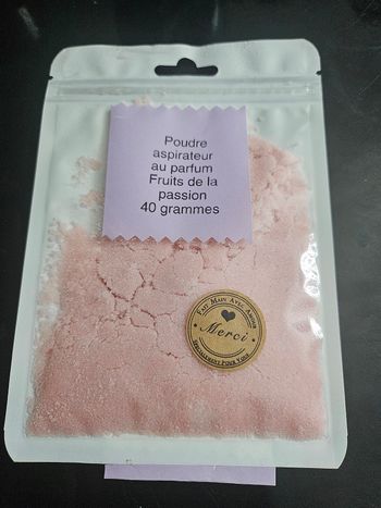 Poudre aspirateur au parfum Fruits de la passion