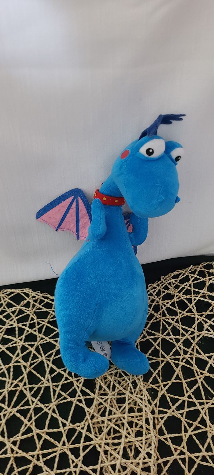 Toufy Toufy NICOTOY Disney Docteur le dragon bleu en peluche - photo numéro 4