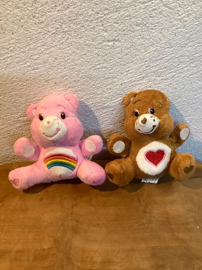 Duo mini peluches bisounours care bears vintage Quick