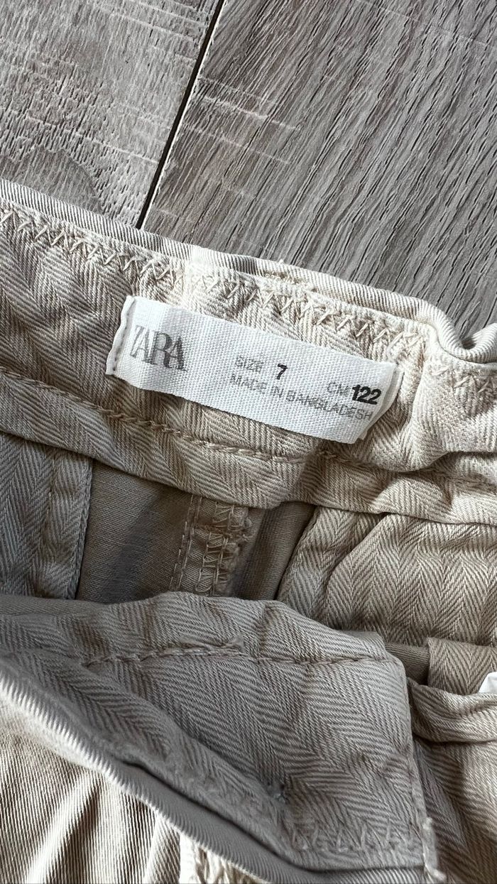 Short chino beige 7 ans - photo numéro 3