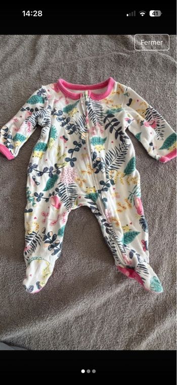 Pyjamas ouverture devant 