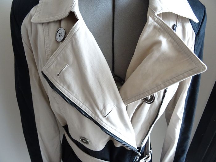 Trench long bicolore Cache-Cache taille 40 - photo numéro 6