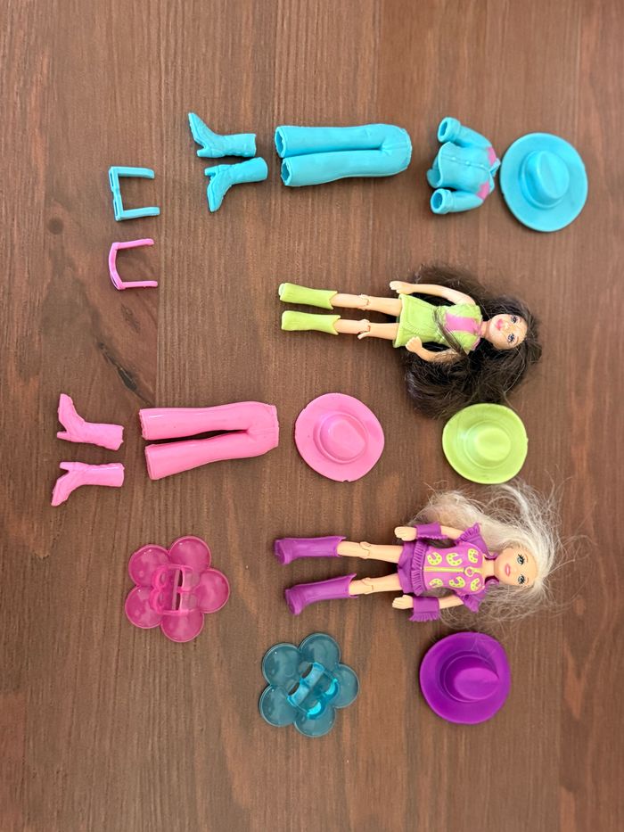 Figurines cow-boy Polly pocket