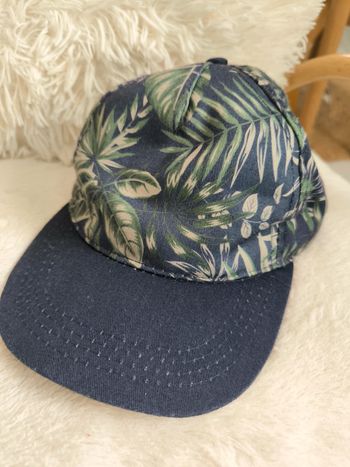 Casquette garçon végétal