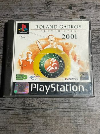 Rolland Garros 2001 Jeu PS1 Complet Sony
