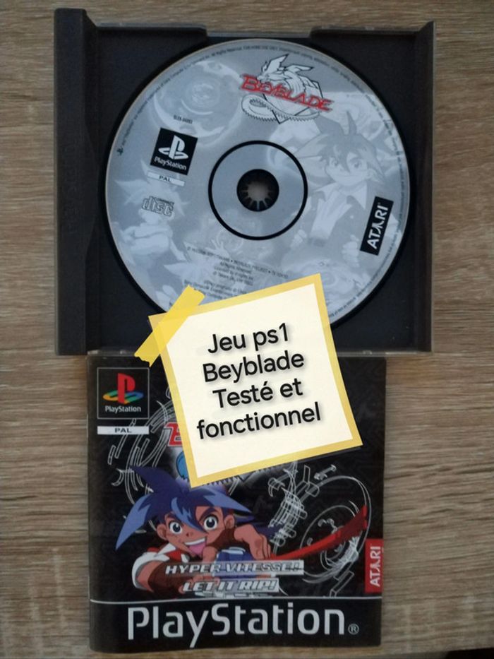 Jeu ps1 beyblade