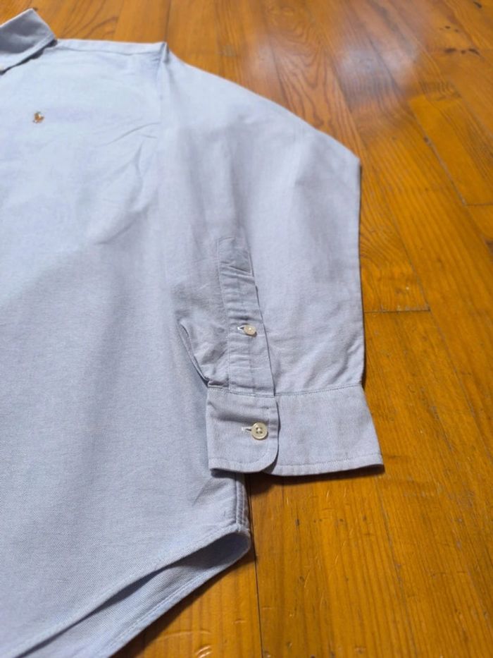 Chemise manches longues - Ralph Lauren - Yarmouth - Logo brodé premium - Bleu - Taille XL - photo numéro 5