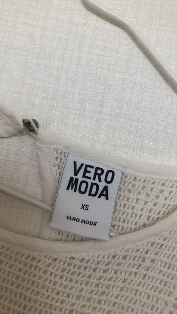 Débardeur blanc Vero Moda XS - photo numéro 3