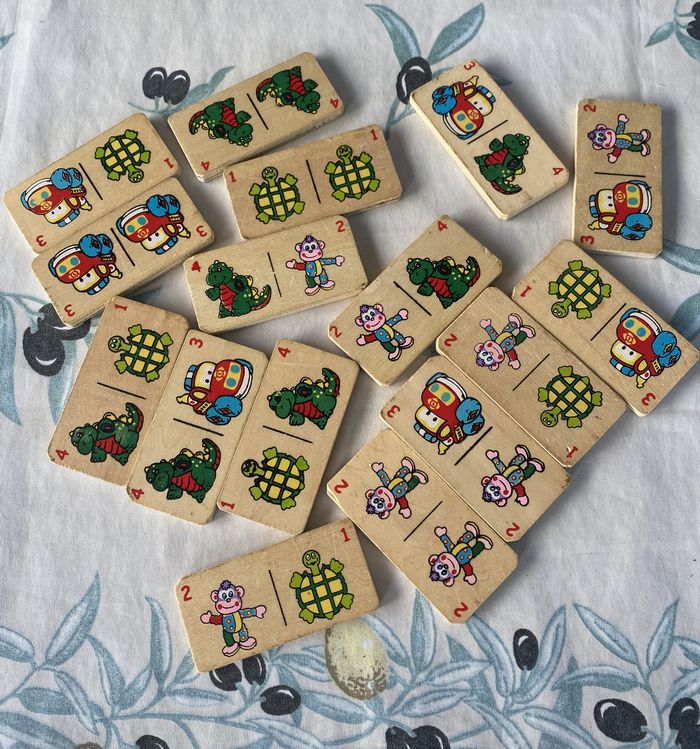 Dominos en bois Playskool - photo numéro 4
