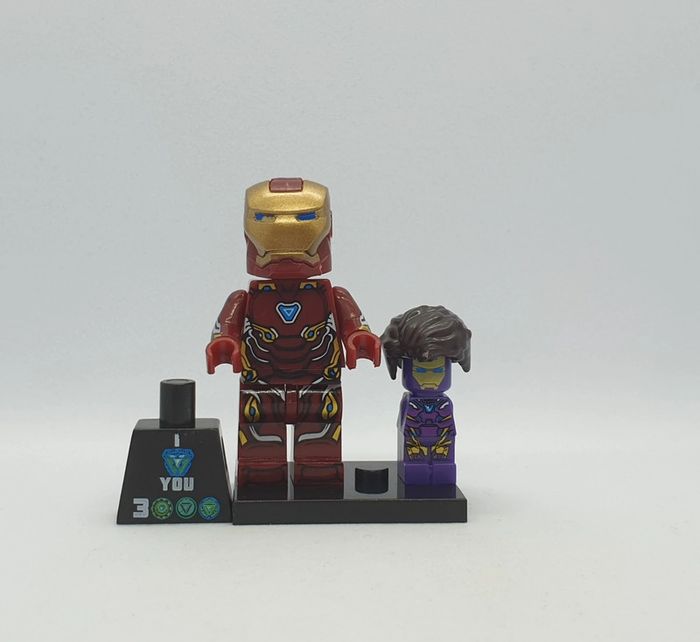 🤖 Figurine Iron Man - Tony Stark - (Style Lego) 🤖