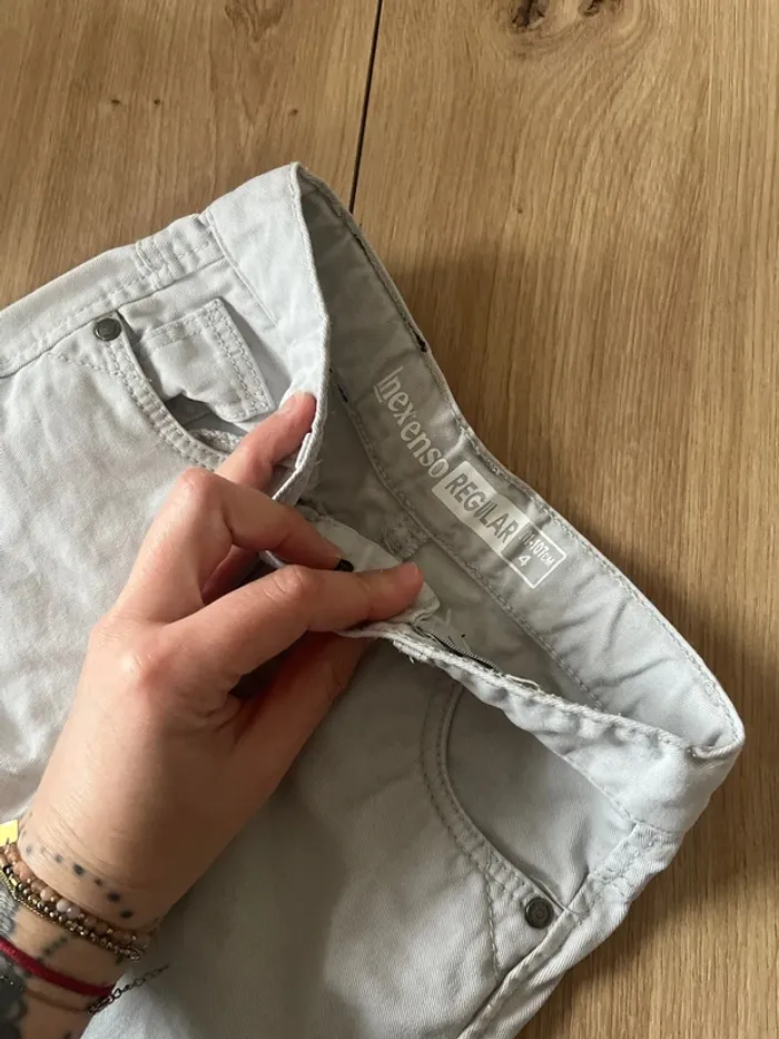 Short bermuda jeans gris - photo numéro 3