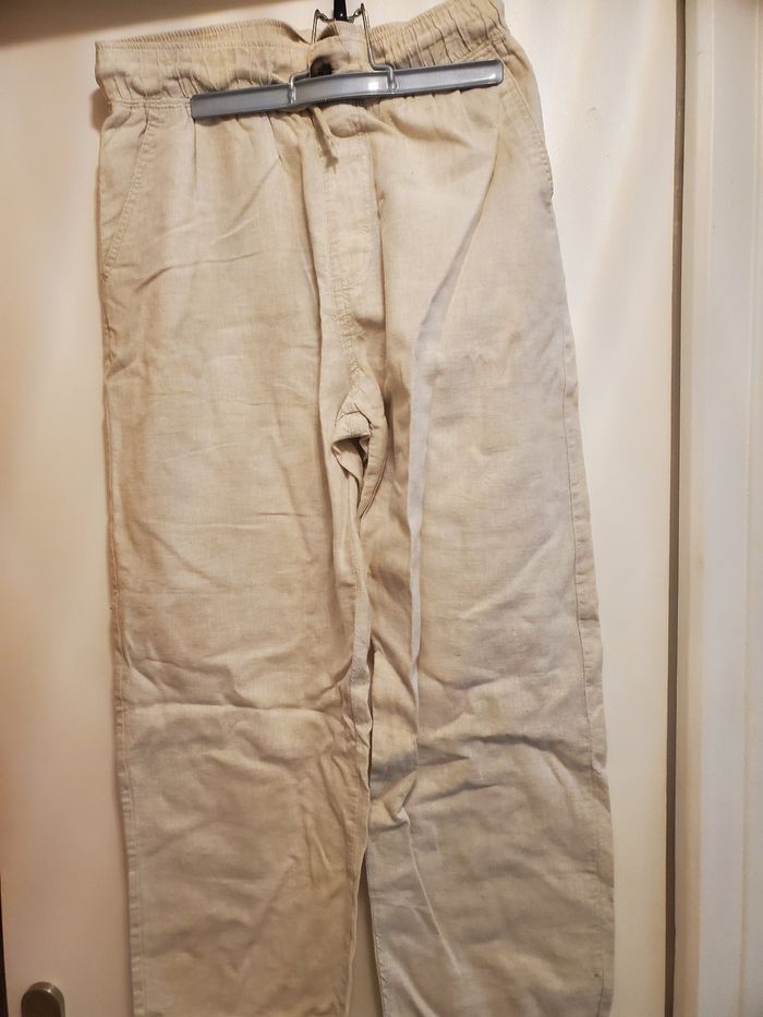 Pantalon beige h et m 12 13 ans - photo numéro 2