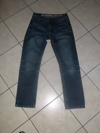 superbe jean bleu délavé US Marshall taille 38