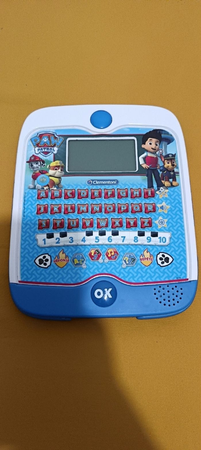 Tablette éducative paw patrol