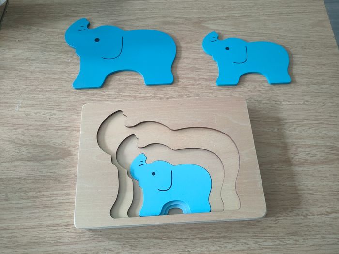 Puzzle en bois 18mois et + - photo numéro 2