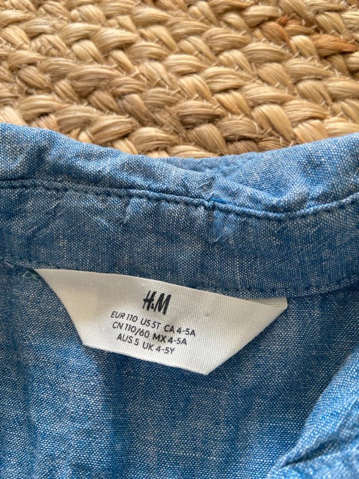 Chemise jean H&M 5 ans - photo numéro 2