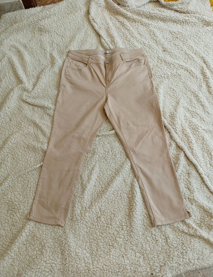 Gémo beige rose clair – taille 42 – coupe slim mignon cute kawaii
