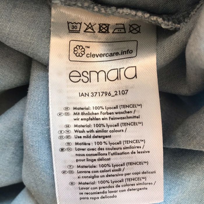 Blouse en Tencel façon denim Esmara - photo numéro 5