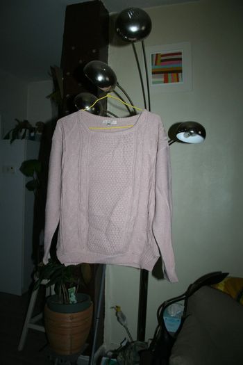 🌸#Pull #laine rose pastel Taille Unique Tendance 2024 " Best Montain " Neuf 🌸