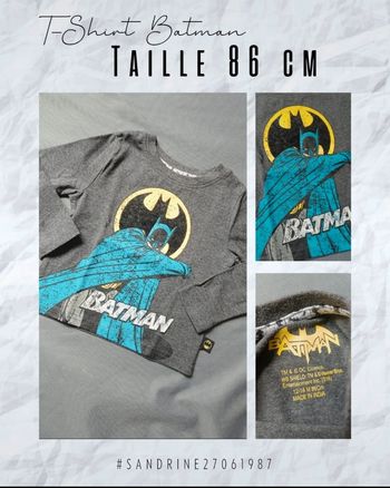 T-shirt manches longues Batman
