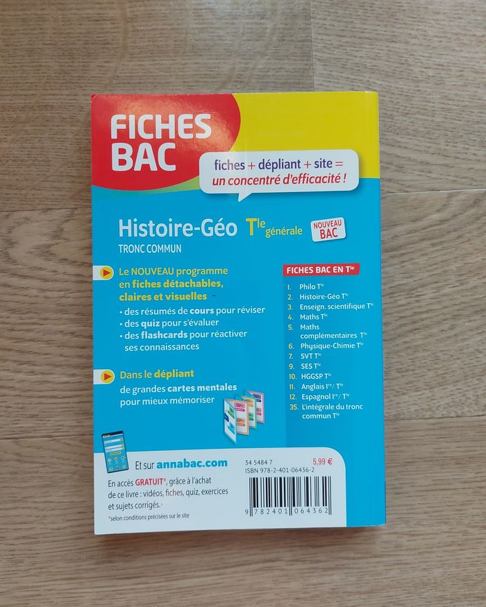 Fiches BAC - Histoire Géographie - Tle - photo numéro 2