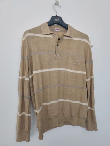 Pull Solfin beige 15% lin taille 3
