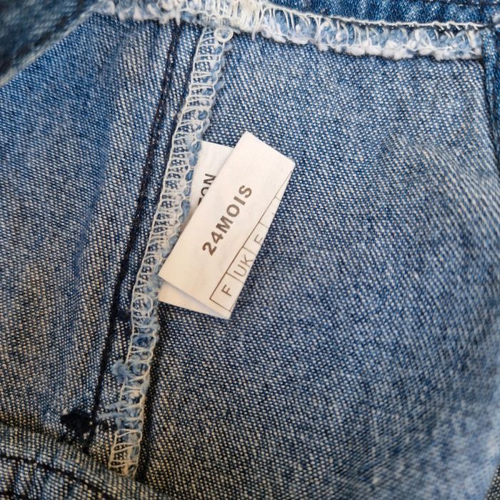 Lot 3 salopettes jeans - photo numéro 3