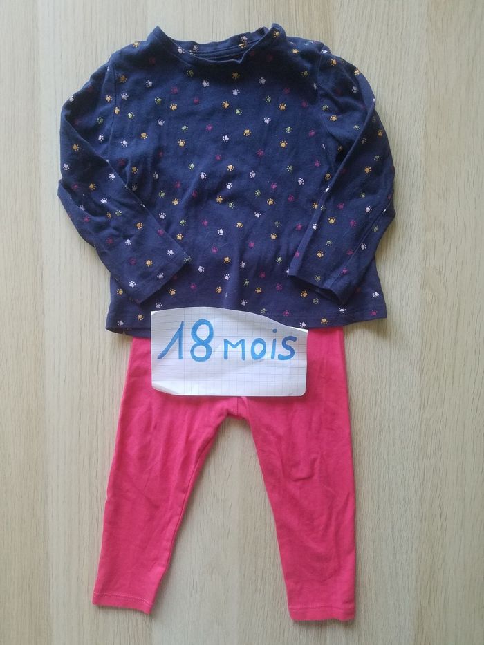 Ensemble fille 18 mois